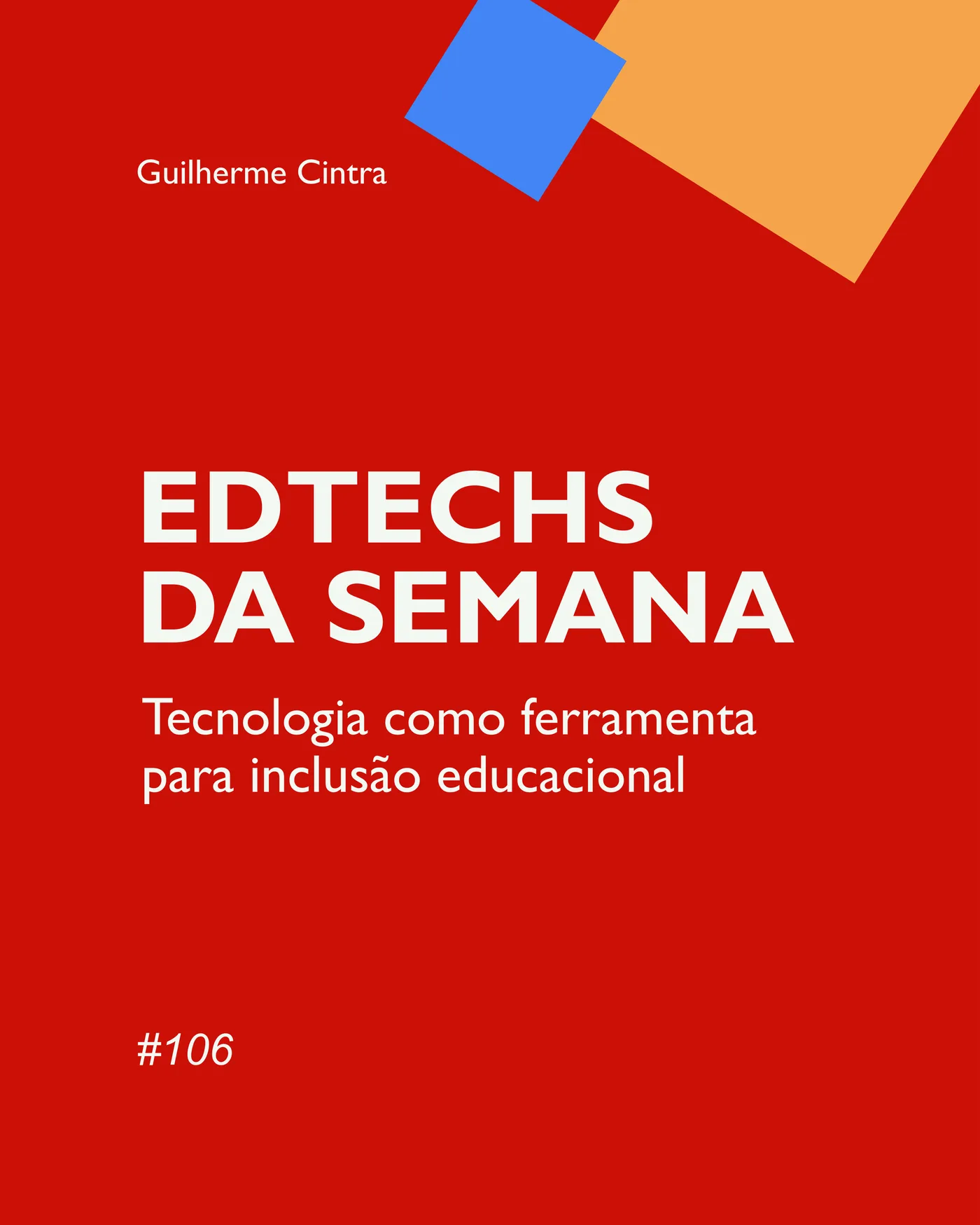 Capa da edição #106
