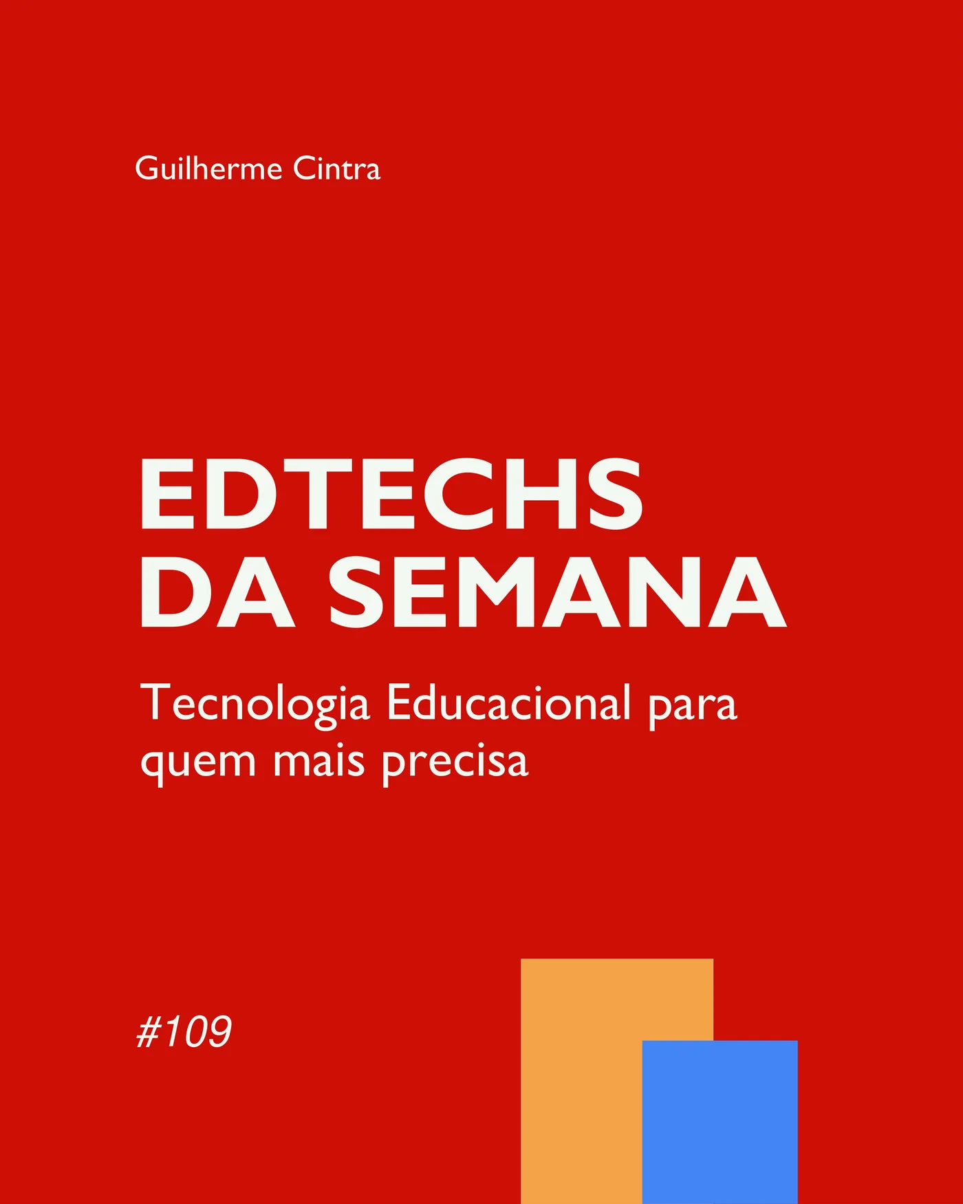 Capa da edição #109