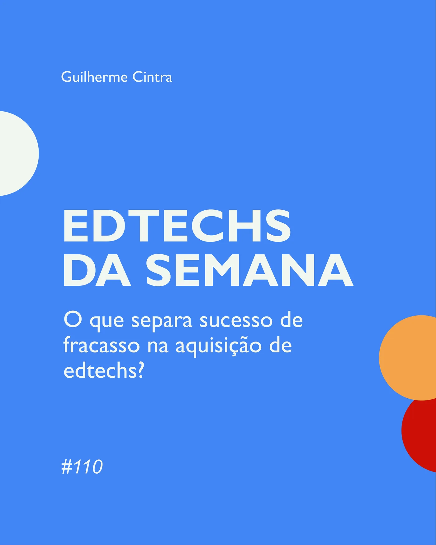 Capa da edição #110