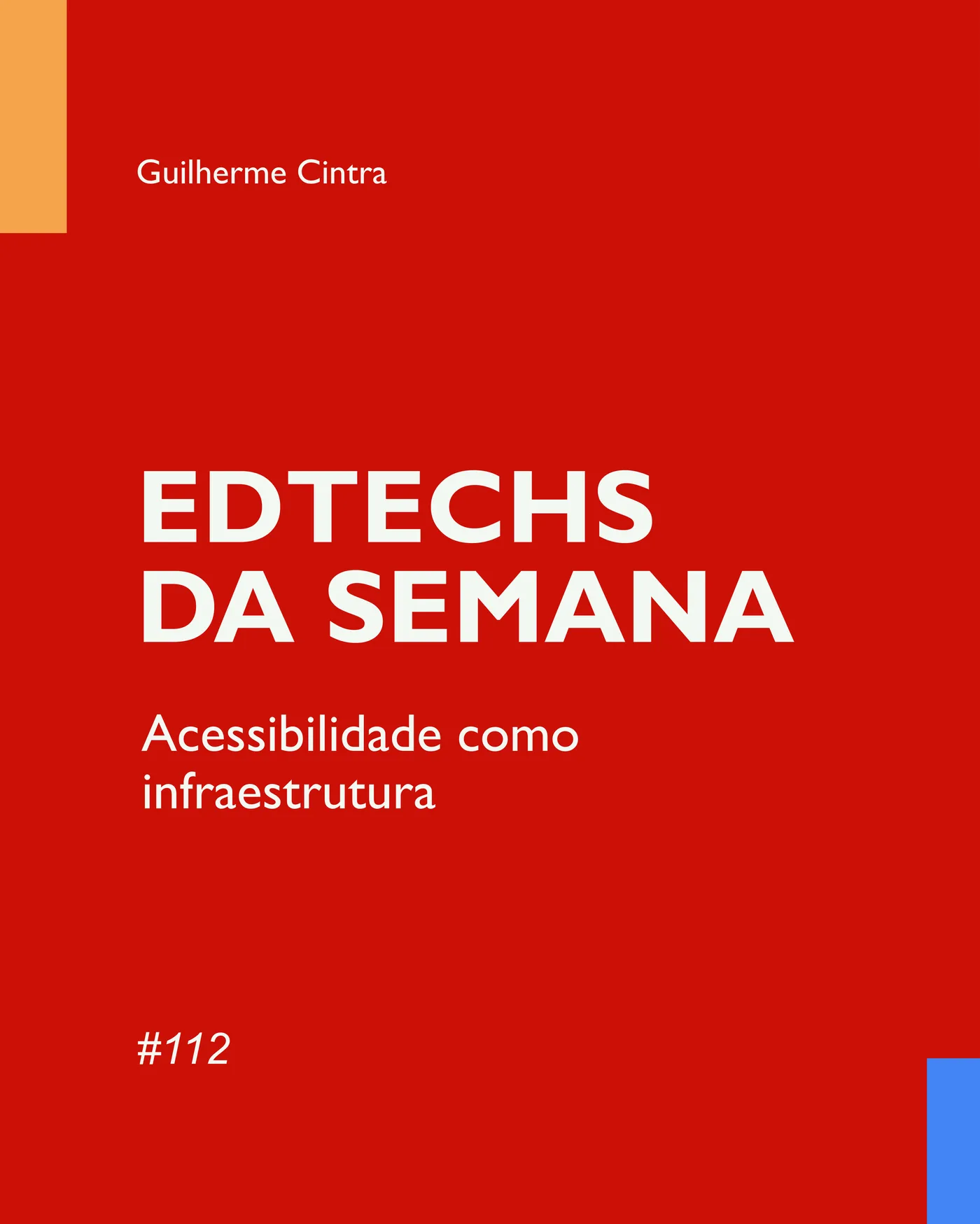 Capa da edição #112