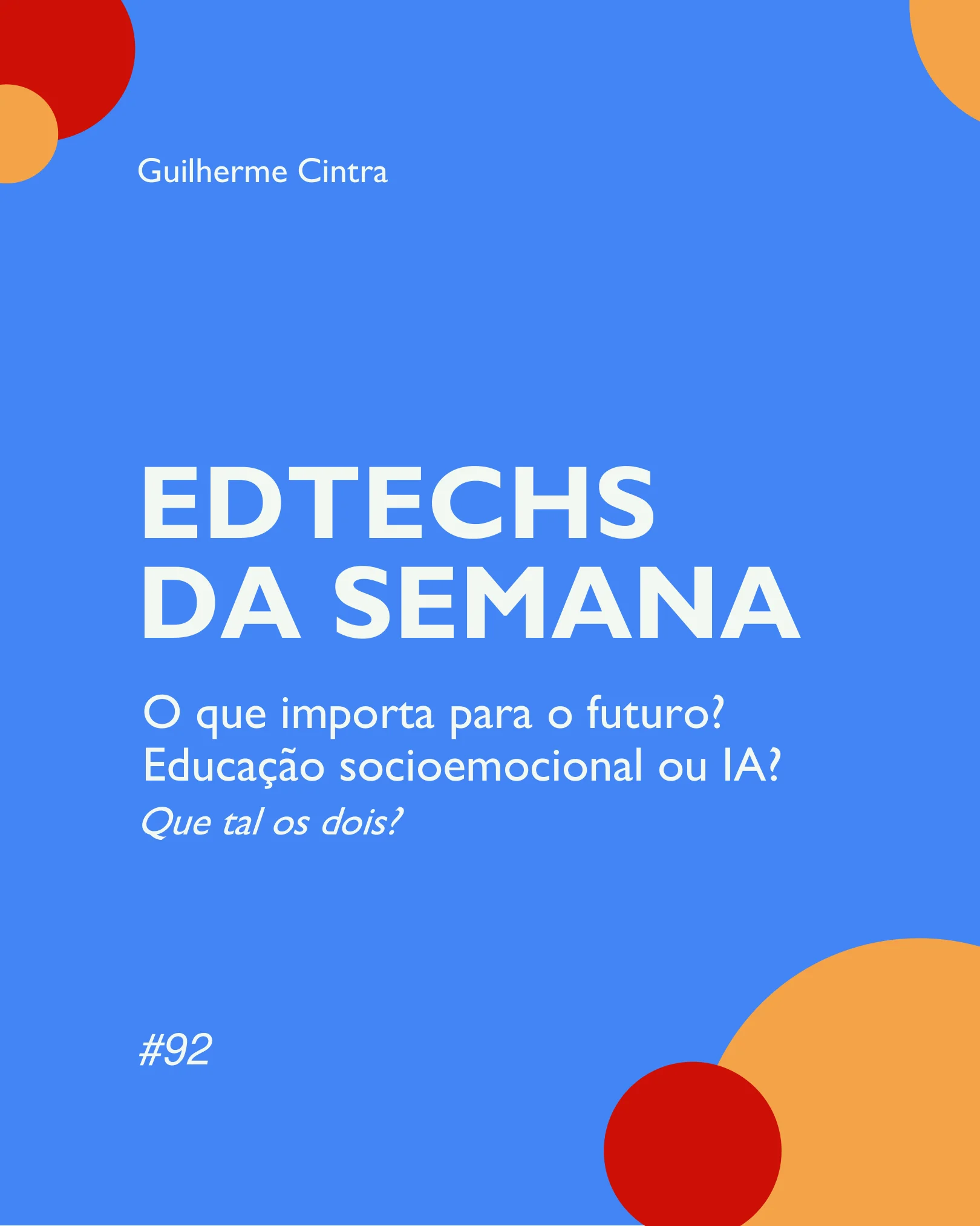 Capa da edição #92