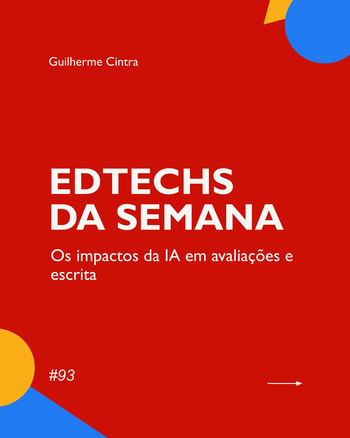 Capa da edição #93